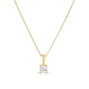 Thumbnail Image 0 of 9ct Yellow Gold Diamond Illusion Set Pendant