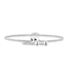 Thumbnail Image 3 of Sterling Silver Diamond Heart Bolo Bracelet