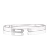 Thumbnail Image 3 of Sterling Silver Diamond Bangle