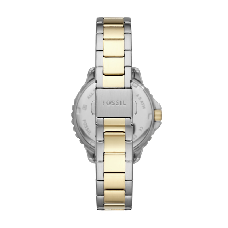 Fossil Ladies' Crystal Bezel Two Tone Bracelet Watch