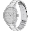 Thumbnail Image 2 of Calvin Klein Ladies' Logo Silver Dial & Stainless Steel Bracelet Watch