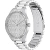Thumbnail Image 3 of Calvin Klein Ladies' Logo Silver Dial & Stainless Steel Bracelet Watch
