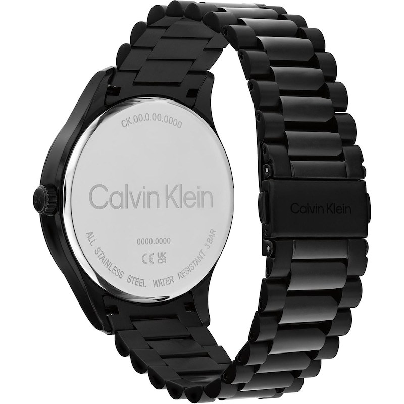 Main Image 2 of Calvin Klein Black Logo Dial & Black Stainless Steel Bracelet Watch