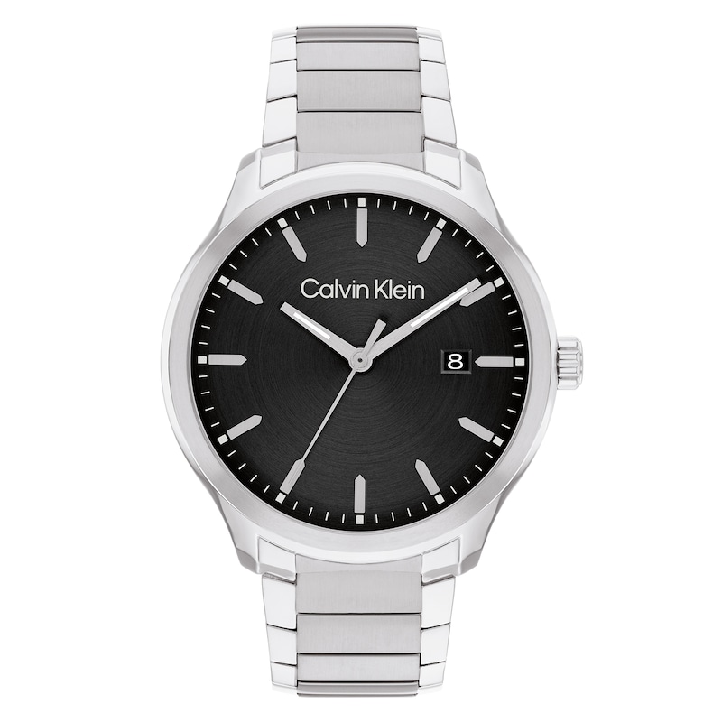 Calvin Klein Define Men's Black Dial Stainless Steel Bracelet Watch