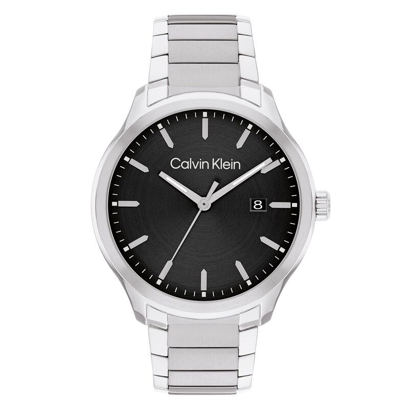 Calvin Klein Define Men's Black Dial Stainless Steel Bracelet Watch