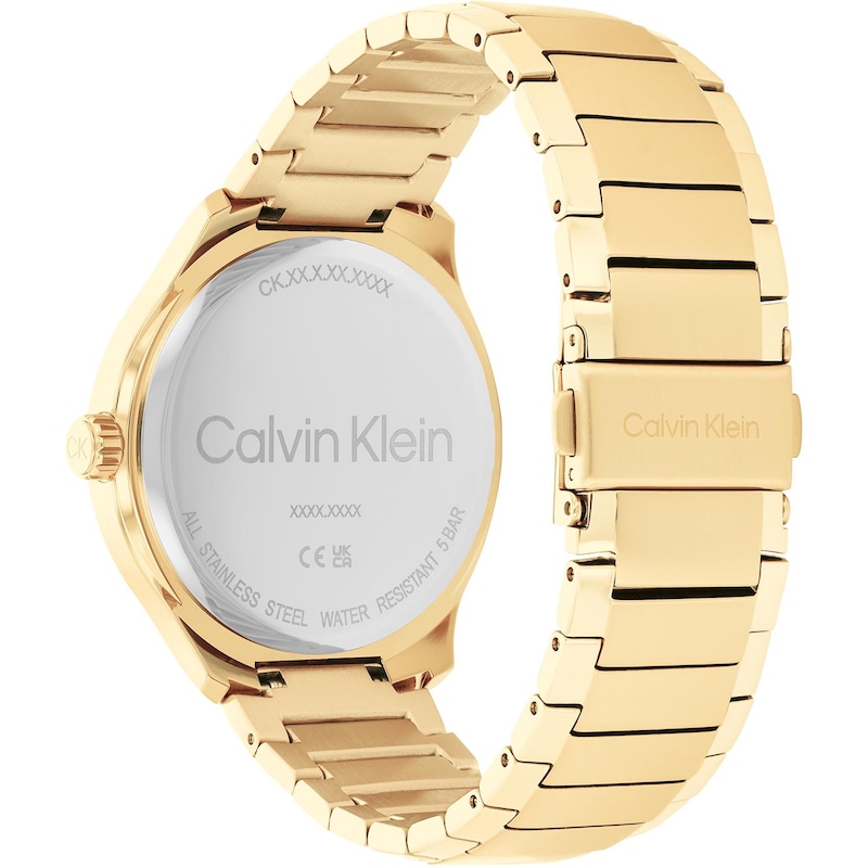 Main Image 2 of Calvin Klein Men's Gold Tone Dial & Stainless Steel Bracelet Watch