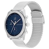 Thumbnail Image 3 of Calvin Klein Impact Men's Blue Chronograph Dial Stainless Steel Mesh Bracelet Watch