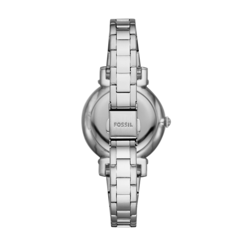 Fossil Ladies' Silver Dial Stainless Steel Bracelet Watch | H.Samuel