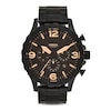Thumbnail Image 1 of Fossil Men's Black Dial & Black IP Bracelet Watch