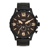 Thumbnail Image 0 of Fossil Men's Black Dial & Black IP Bracelet Watch