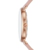Thumbnail Image 2 of Michael Kors Ladies' Pyper Pink Leather Strap Watch And Stainless Steel Bracelet & Earring Gift Set