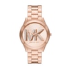 Thumbnail Image 0 of Michael Kors Ladies' Slim Runway Rose Tone Bracelet Watch