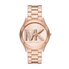 Thumbnail Image 1 of Michael Kors Ladies' Slim Runway Rose Tone Bracelet Watch