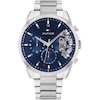 Thumbnail Image 1 of Tommy Hilfiger Men's Blue Open Heart Dial Stainless Steel Bracelet Watch