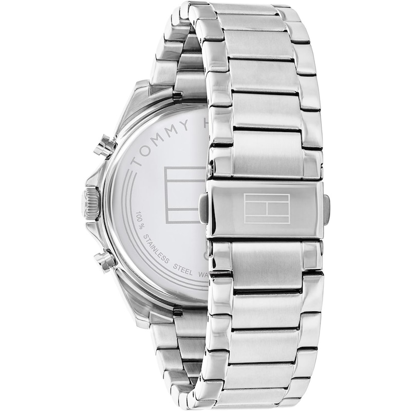 Main Image 3 of Tommy Hilfiger Men's Blue Open Heart Dial Stainless Steel Bracelet Watch