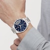 Thumbnail Image 4 of Tommy Hilfiger Men's Blue Open Heart Dial Stainless Steel Bracelet Watch