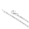 Thumbnail Image 2 of Men's Sterling Silver Men's Open Hamsa Hand Diamond Pendant Necklace