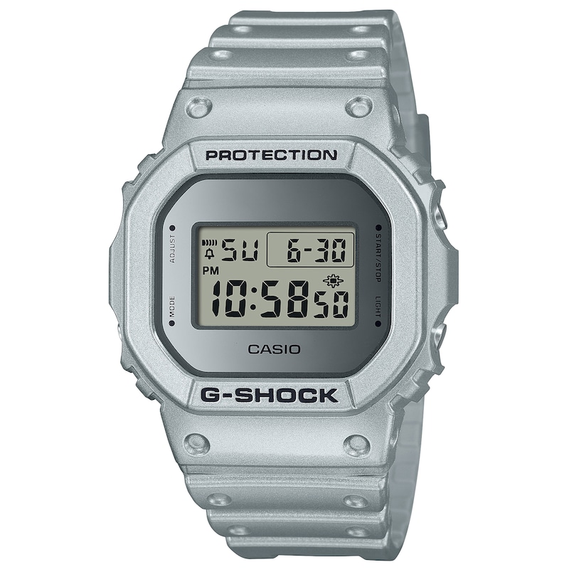 G-Shock DW-5600FF-8ER Men's Silver Resin Strap Watch