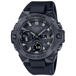 G-Shock GST-B400BB-1AER Men's G-Steel Black Resin Strap Watch