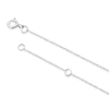 Thumbnail Image 3 of Sterling Silver Oval Pink Chalecedony and Diamond Pendant