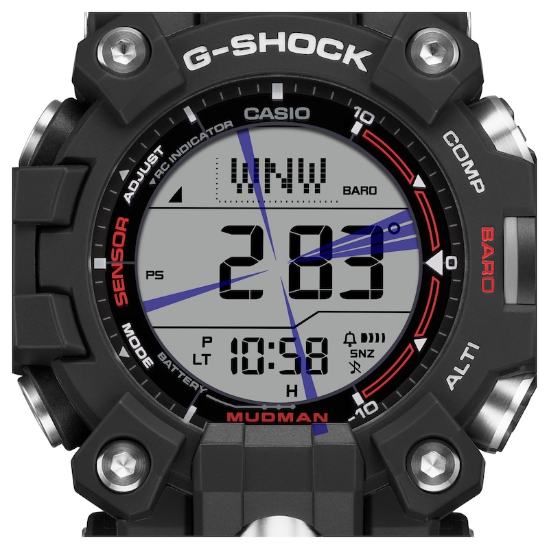G-Shock GW-9500-1ER Men's Black Resin Strap Watch | H.Samuel