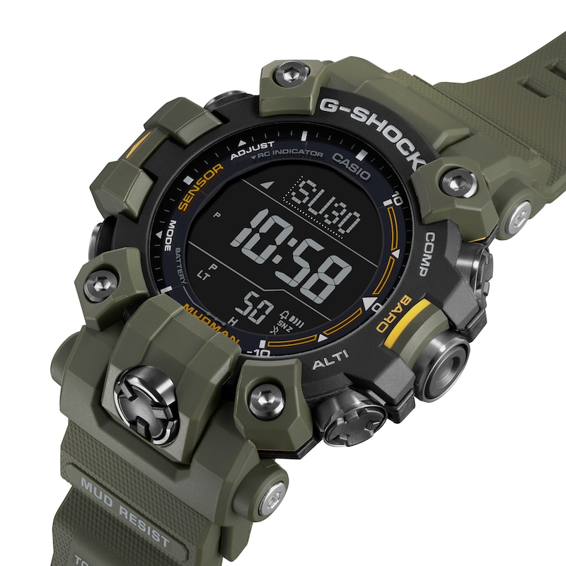 G-Shock GW-9500-3ER Men's Green Resin Strap Watch