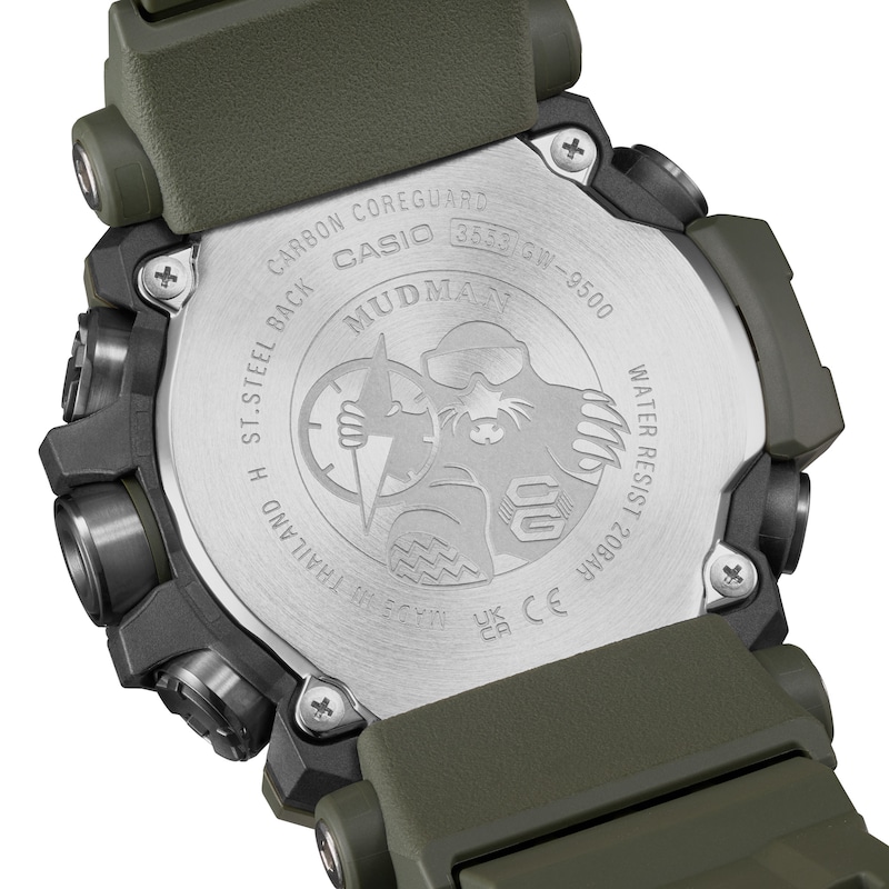 G-Shock GW-9500-3ER Men's Green Resin Strap Watch