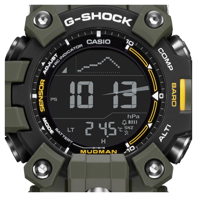 G-Shock GW-9500-3ER Men's Green Resin Strap Watch