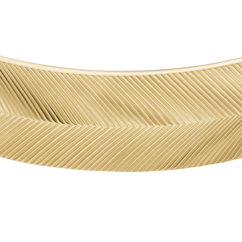 Main Image 2 of Fossil Harlow Ladies' Gold Tone Patterned Cuff Bangle