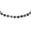 Thumbnail Image 2 of Fossil Ladies' Gold Tone Double Chain Blue Stone Set Bracelet