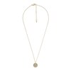 Thumbnail Image 1 of Fossil Sadie Ladies' Gold Tone Stone Set Coin Pendant Necklace