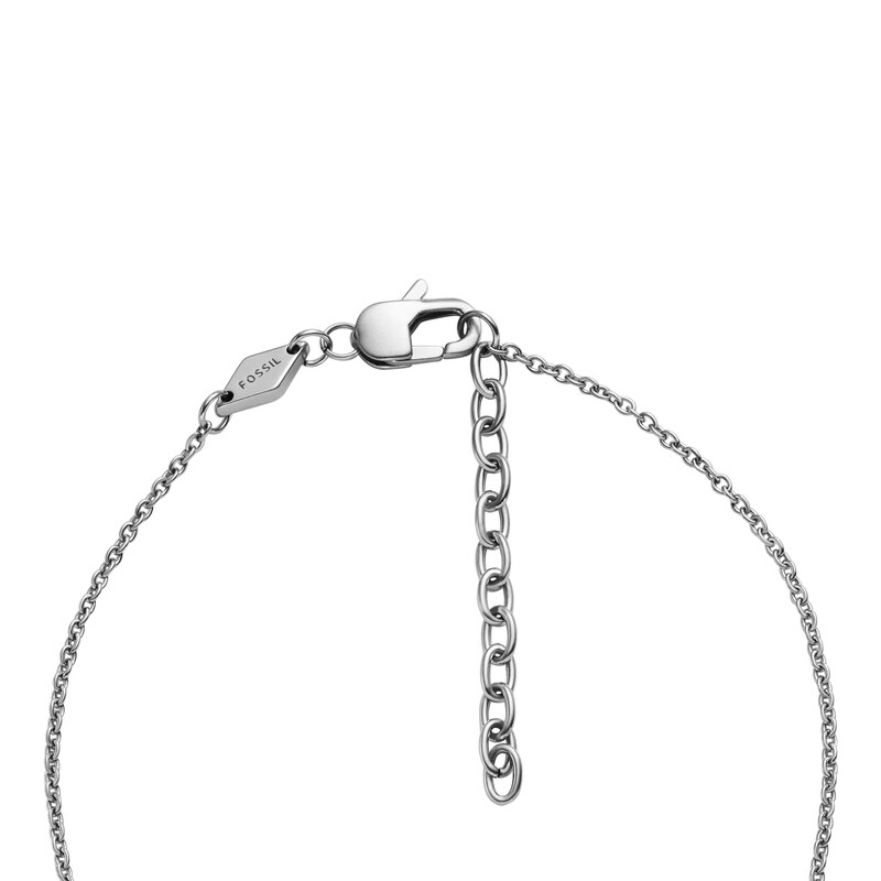 Main Image 3 of Fossil Harlow Men's Stainless Steel Long Drop Pendant Necklace