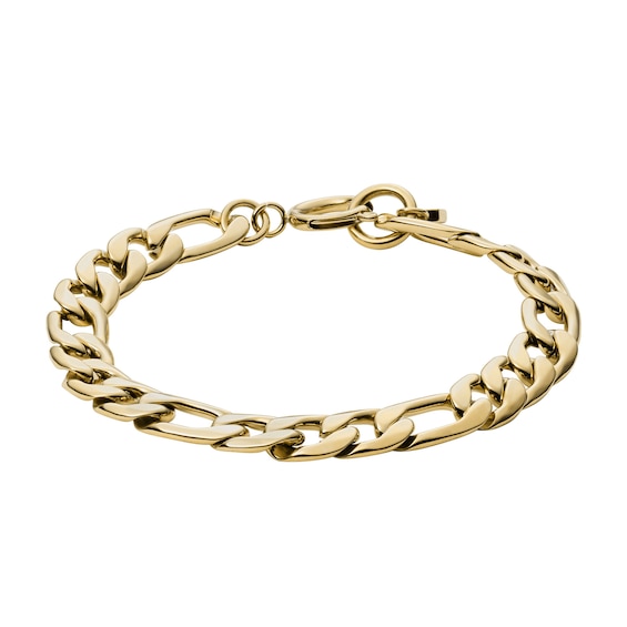 9ct Yellow Gold 8 Inch Marina Chain Bracelet | H.Samuel 