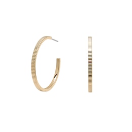 Olivia Burton Classic Ladies' Linear Gold Tone Hoop Earrings