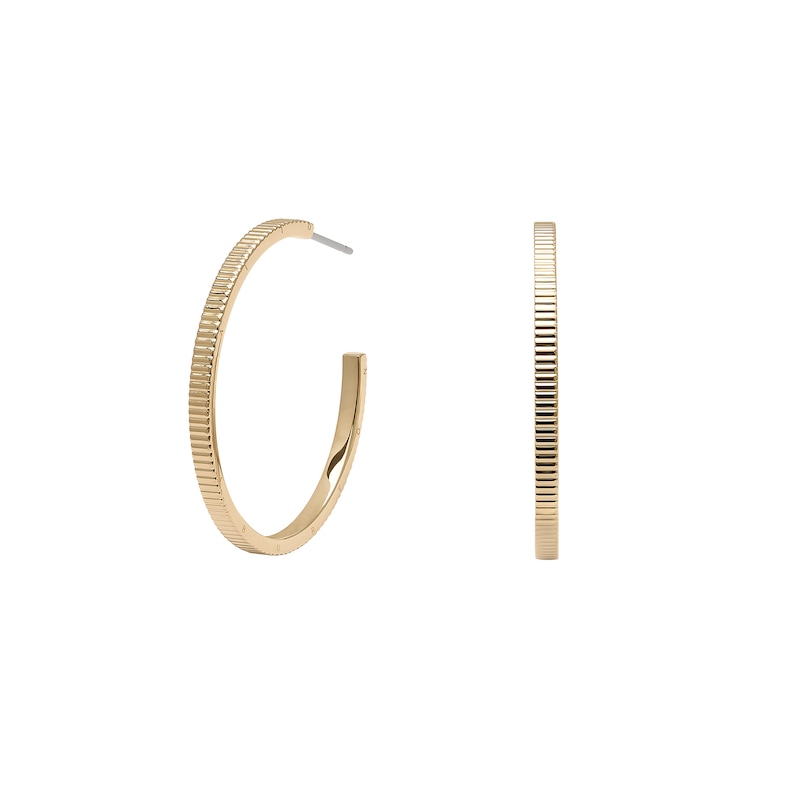 Main Image 1 of Olivia Burton Classic Ladies' Linear Gold Tone Hoop Earrings