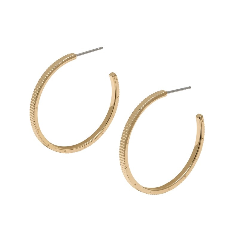 Main Image 2 of Olivia Burton Classic Ladies' Linear Gold Tone Hoop Earrings