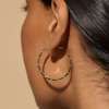 Thumbnail Image 3 of Olivia Burton Classic Ladies' Linear Gold Tone Hoop Earrings