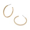 Thumbnail Image 4 of Olivia Burton Classic Ladies' Linear Gold Tone Hoop Earrings
