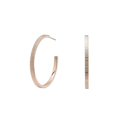 Olivia Burton Classic Ladies' Linear Carnation Gold Tone Hoop Earrings