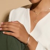 Thumbnail Image 4 of Olivia Burton Classic Linear Ladies' Hinged Gold Tone Bangle