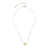 Thumbnail Image 1 of Olivia Burton Minima Bee & Honeycomb Ladies' Gold Tone Butterfly Pendant Necklace