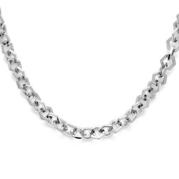 Olivia Burton Honeycomb Ladies' Stainless Steel Link Necklace