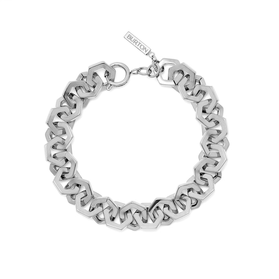 Olivia Burton Honeycomb Women's Stainless Steel Link Bracelet