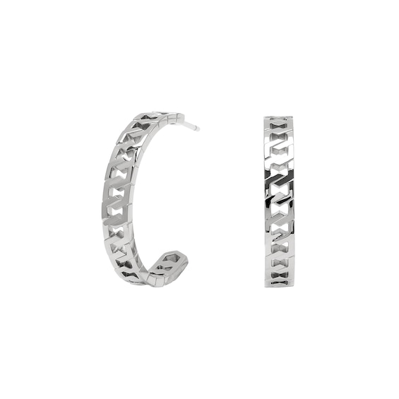 Olivia Burton Honeycomb Women's Stainless Steel Link Hoop Earrings