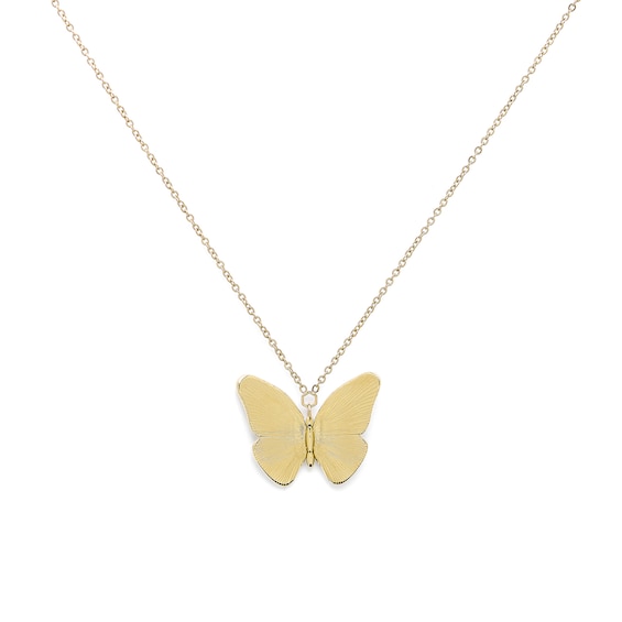 Olivia Burton Ladies Gold Tone Butterfly Pendant Necklace