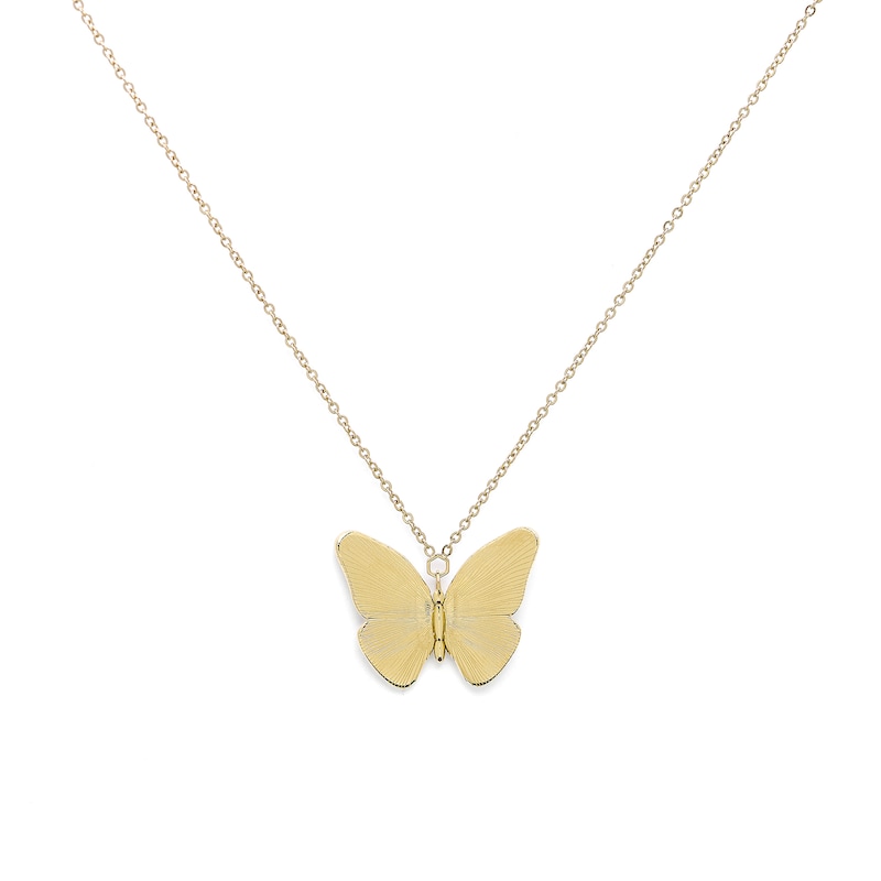 Main Image 1 of Olivia Burton Ladies' Gold Tone Butterfly Pendant Necklace