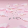 Thumbnail Image 3 of The Forever Diamond 9ct White Gold 0.20ct Diamond Pear Cluster Earrings