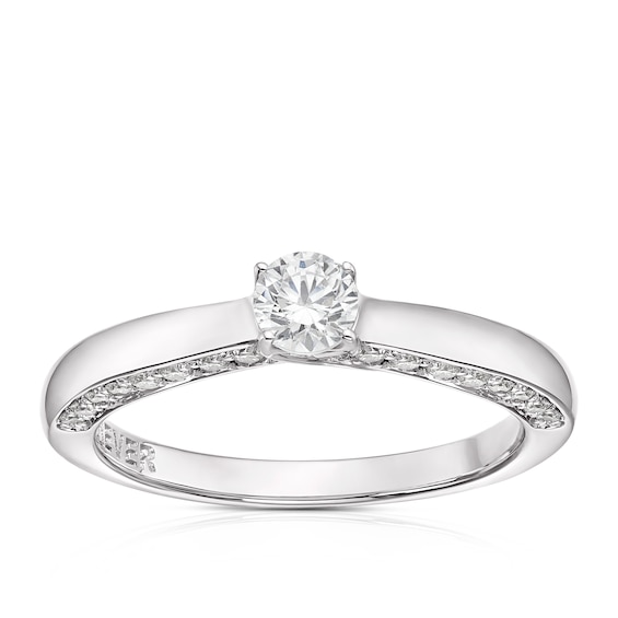 The Forever Diamond 9ct White Gold 0.50ct Diamond Solitaire Ring