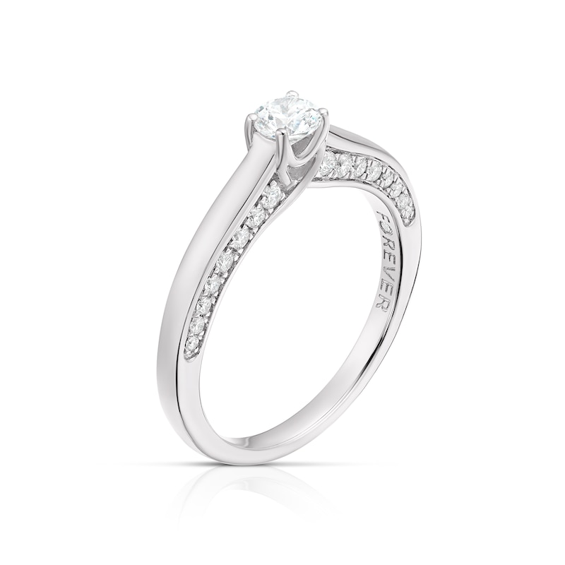 Main Image 2 of The Forever Diamond 9ct White Gold 0.50ct Diamond Solitaire Ring