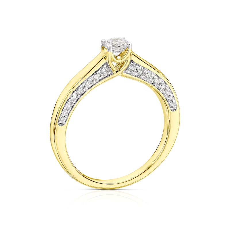 The Forever Diamond 9ct Yellow Gold 0.50ct Total Solitaire Ring